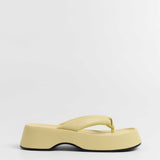 MIM Sandalia plana Brust Amarillo