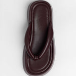 MIM Sandalia plana Brust Burdeos