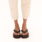 MIM Sandalia plana Brust Burdeos