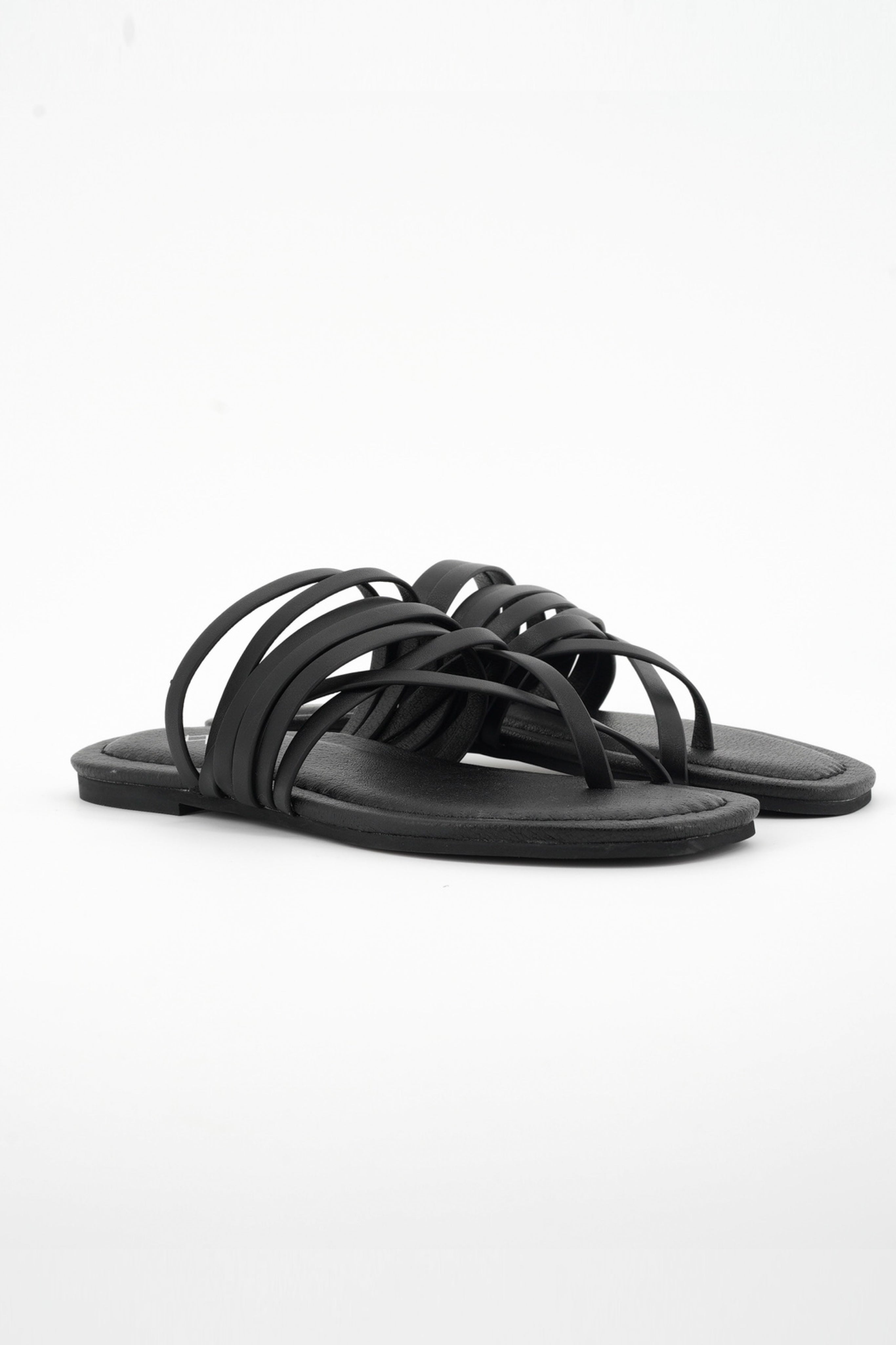 MIM Sandalia plana Dalila Negro