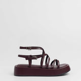 MIM Sandalia plana Formentor  Neat Burdeos