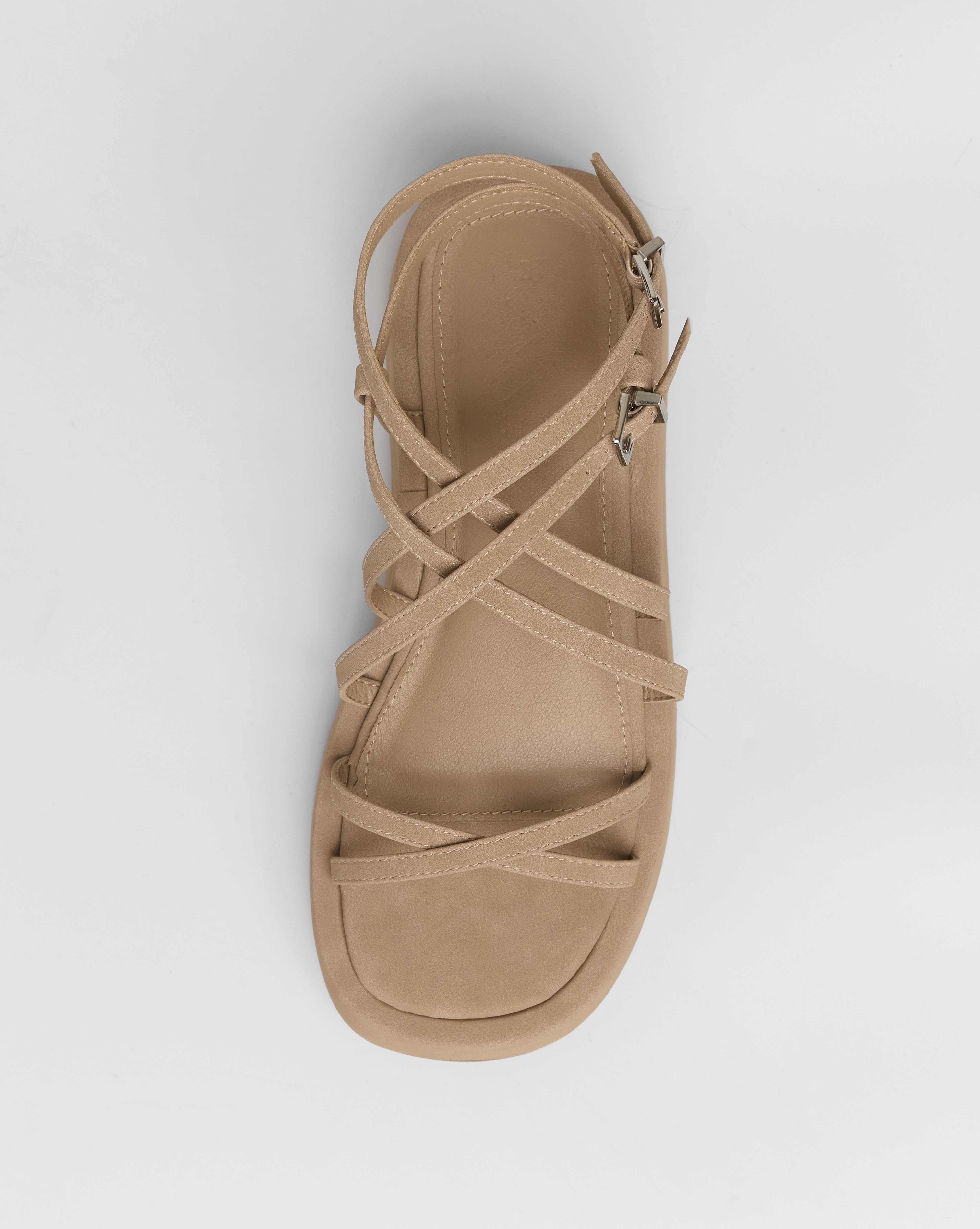 MIM Sandalia plana Formentor Neat Topo