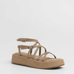 MIM Sandalia plana Formentor Neat Topo