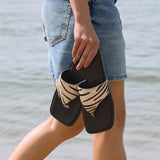 MIM Sandalia plana Horsie Print