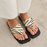 MIM Sandalia plana Horsie Print