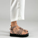 MIM Sandalia plana KAORI TOPO