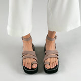 MIM Sandalia plana KAORI TOPO