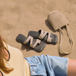 MIM Sandalia plana Loop Topo