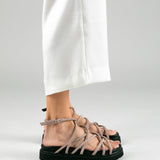 MIM Sandalia plana SUKI TOPO