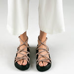 MIM Sandalia plana SUKI TOPO