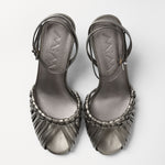 Mim shoes Sandalia de tacón ANYA METALIZADO