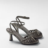 Mim shoes Sandalia de tacón ANYA METALIZADO