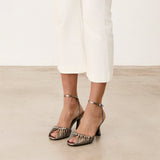 Mim shoes Sandalia de tacón ANYA METALIZADO