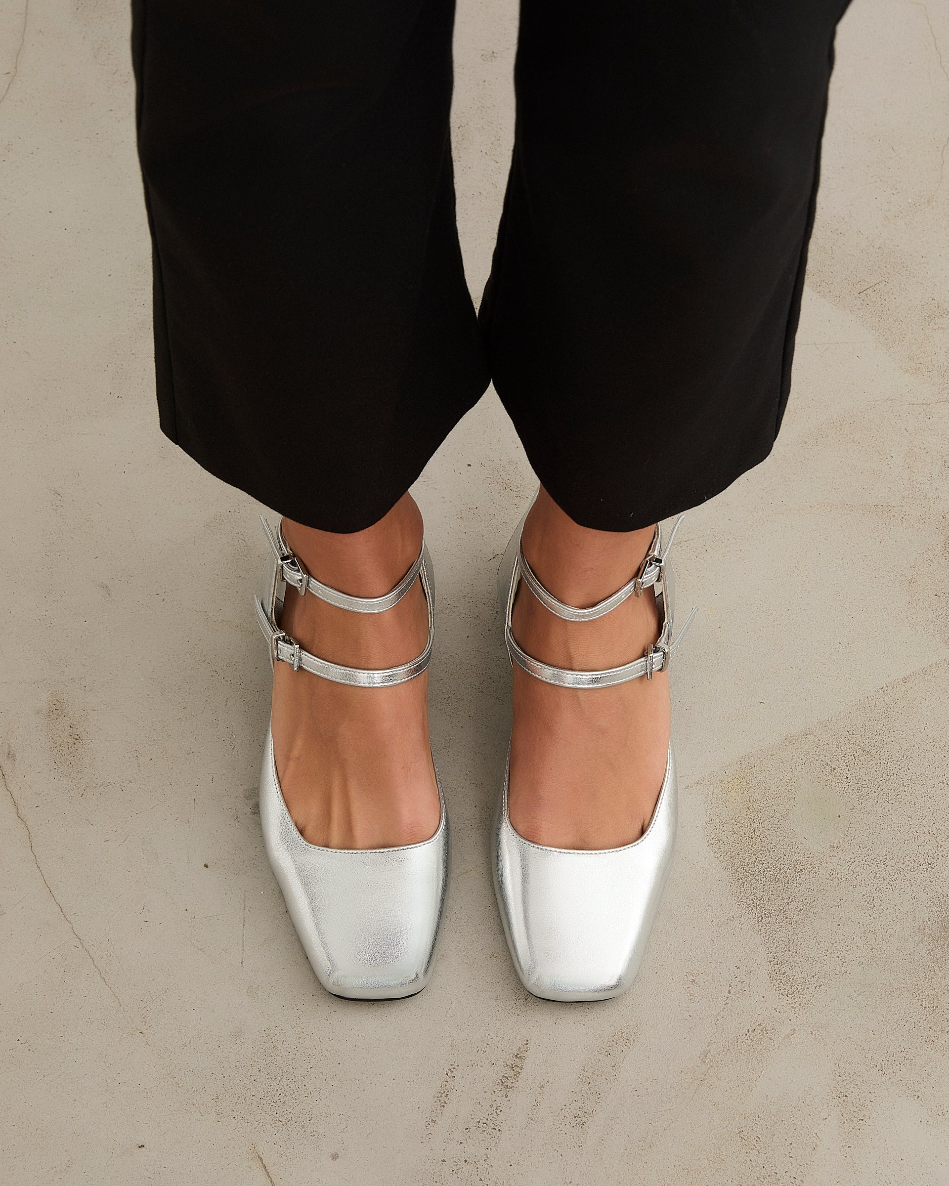 Mim shoes Sandalia de tacón AUDREY PLATA