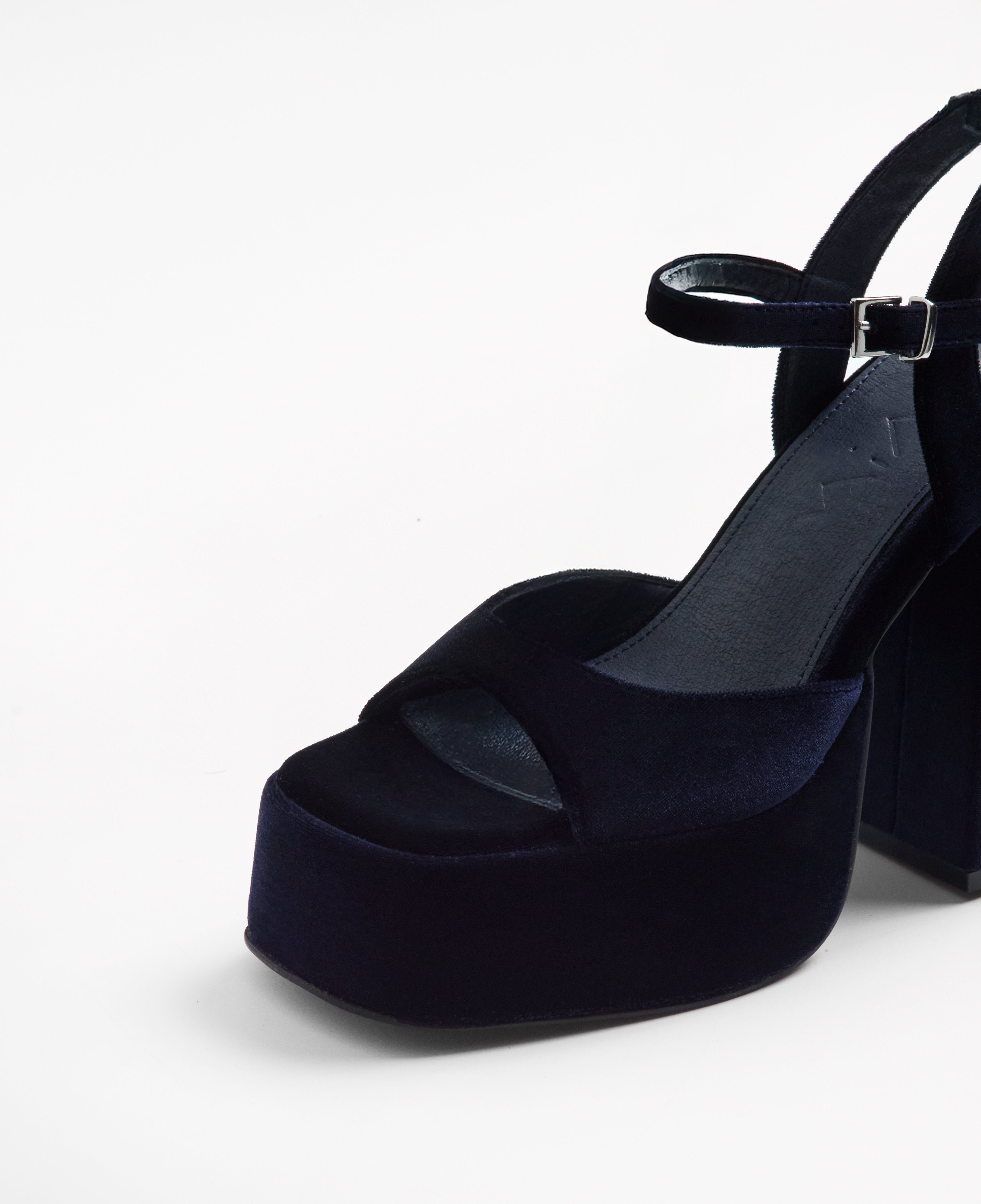 Mim shoes Sandalia de tacón DOMINIC AZUL MARINO