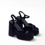 Mim shoes Sandalia de tacón DOMINIC AZUL MARINO