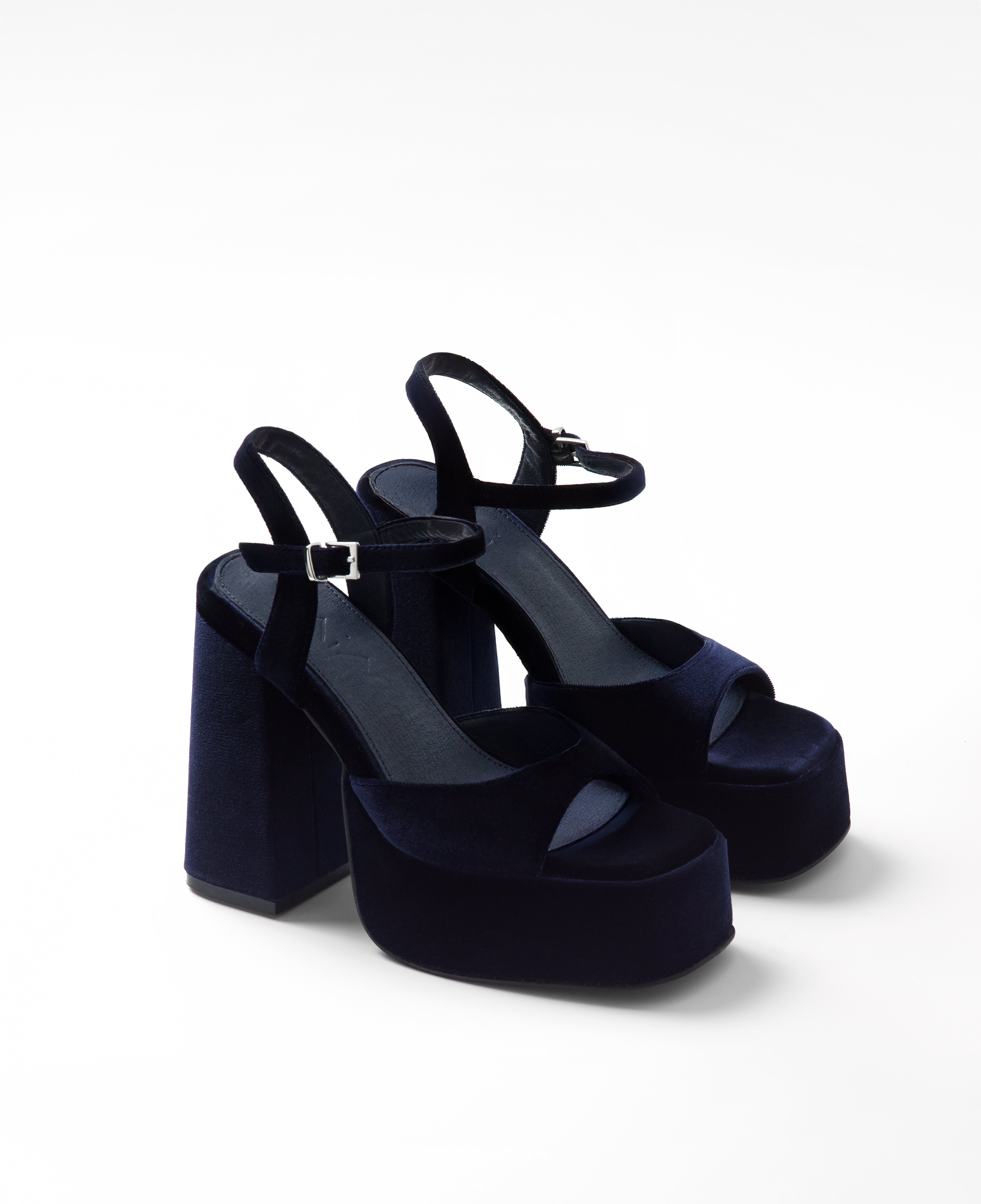 Mim shoes Sandalia de tacón DOMINIC AZUL MARINO