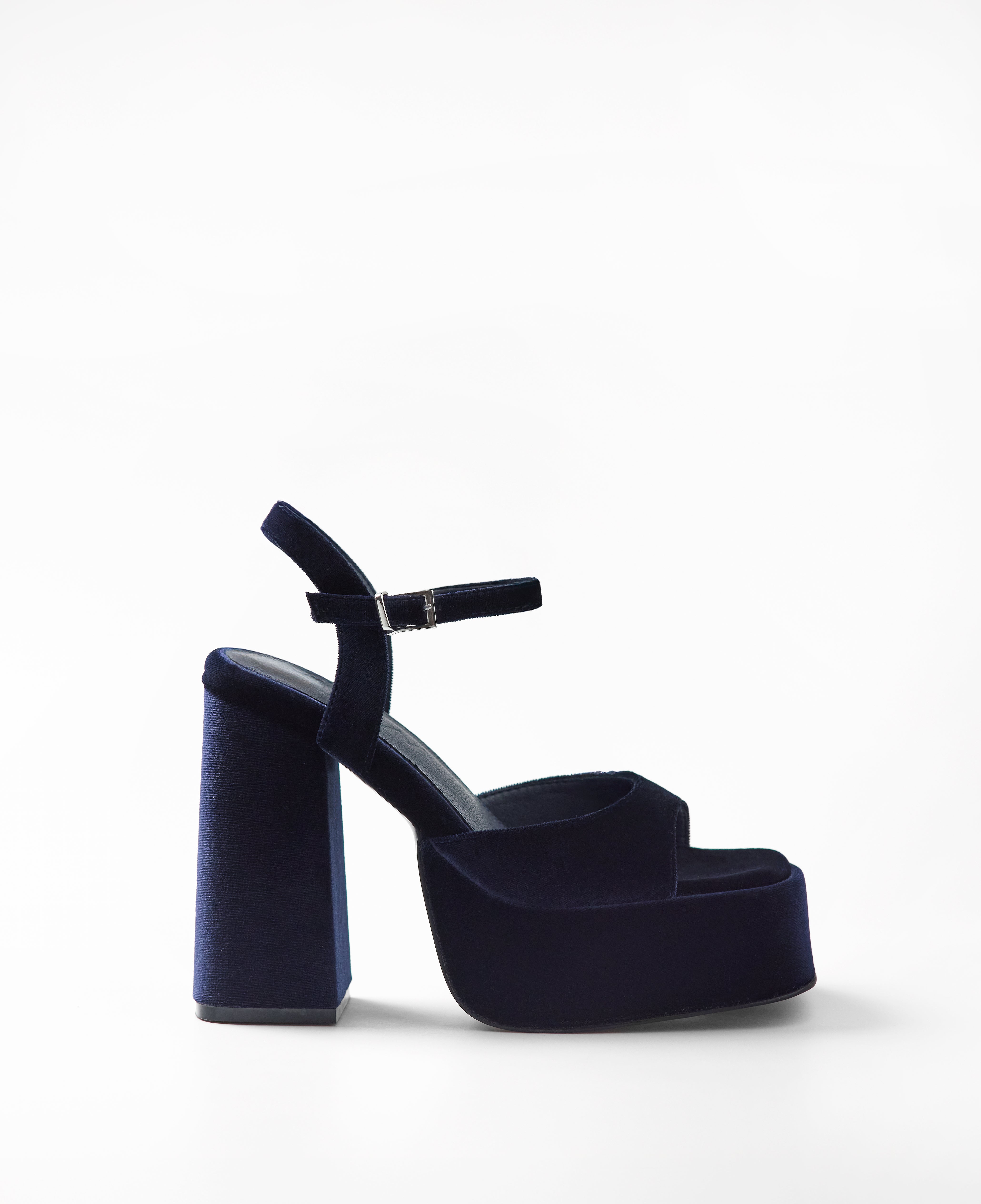 Mim shoes Sandalia de tacón DOMINIC AZUL MARINO