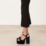 Mim shoes Sandalia de tacón DOMINIC AZUL MARINO