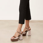 Mim shoes Sandalia de tacón DOMINIC TOPO