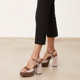 Mim shoes Sandalia de tacón DOMINIC TOPO