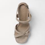 Mim shoes Sandalia de tacón GERY TOPO