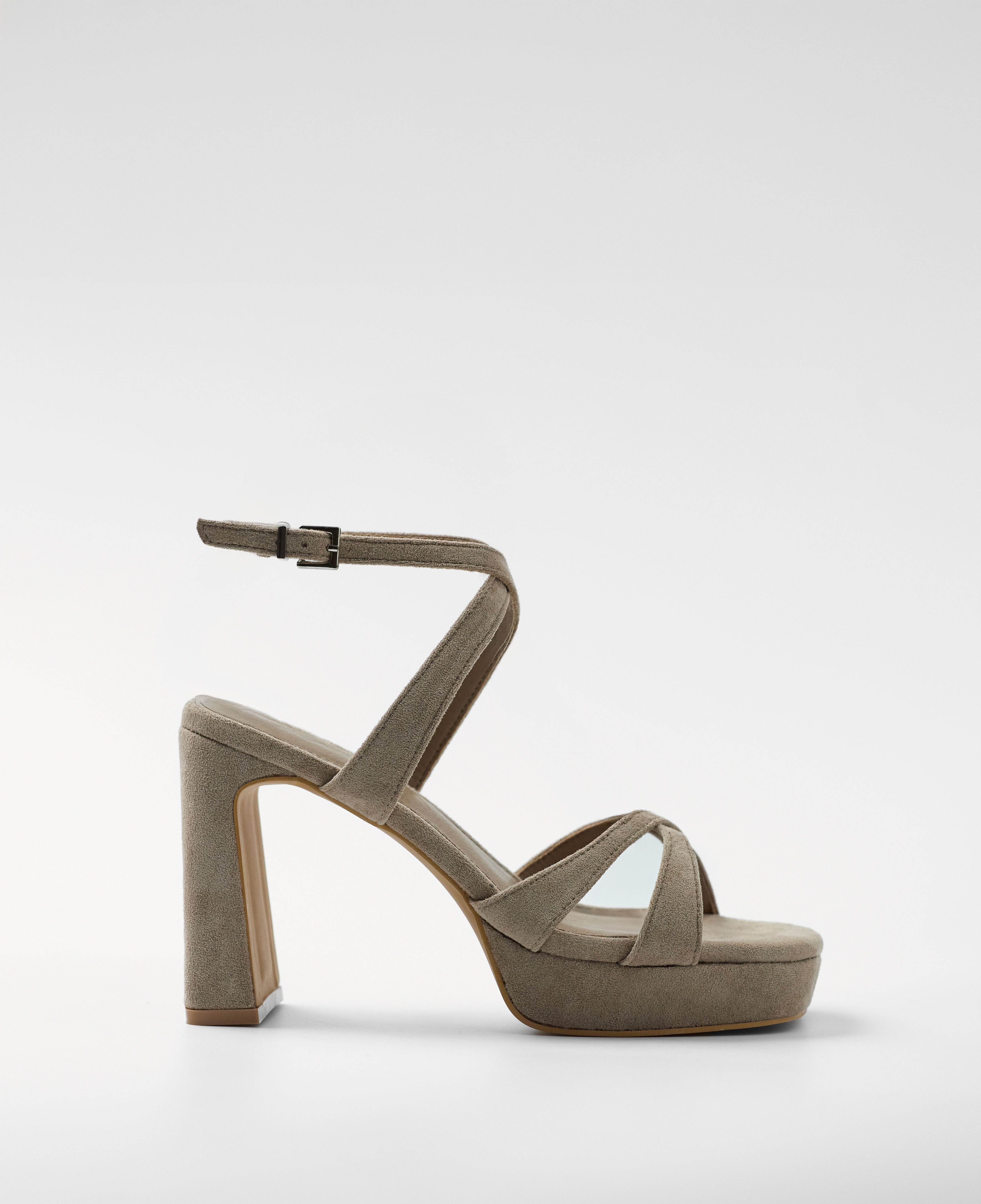 Mim shoes Sandalia de tacón GERY TOPO