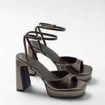 Mim shoes Sandalia de tacón IMA METALIZADO