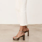 Mim shoes Sandalia de tacón IMA METALIZADO