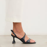 Mim shoes Sandalia de tacón RAFAELLA AZUL MARINO