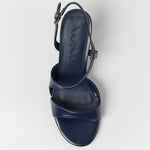 Mim shoes Sandalia de tacón RAFAELLA AZUL MARINO