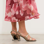 Mim shoes Sandalia de tacón RAFAELLA METALIZADO