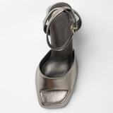 Mim shoes Sandalia de tacón SAIK METALIZADO