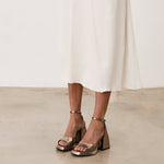 Mim shoes Sandalia de tacón SAIK METALIZADO