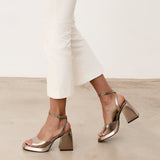 Mim shoes Sandalia de tacón SAIK METALIZADO