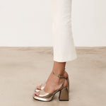 Mim shoes Sandalia de tacón SAIK METALIZADO