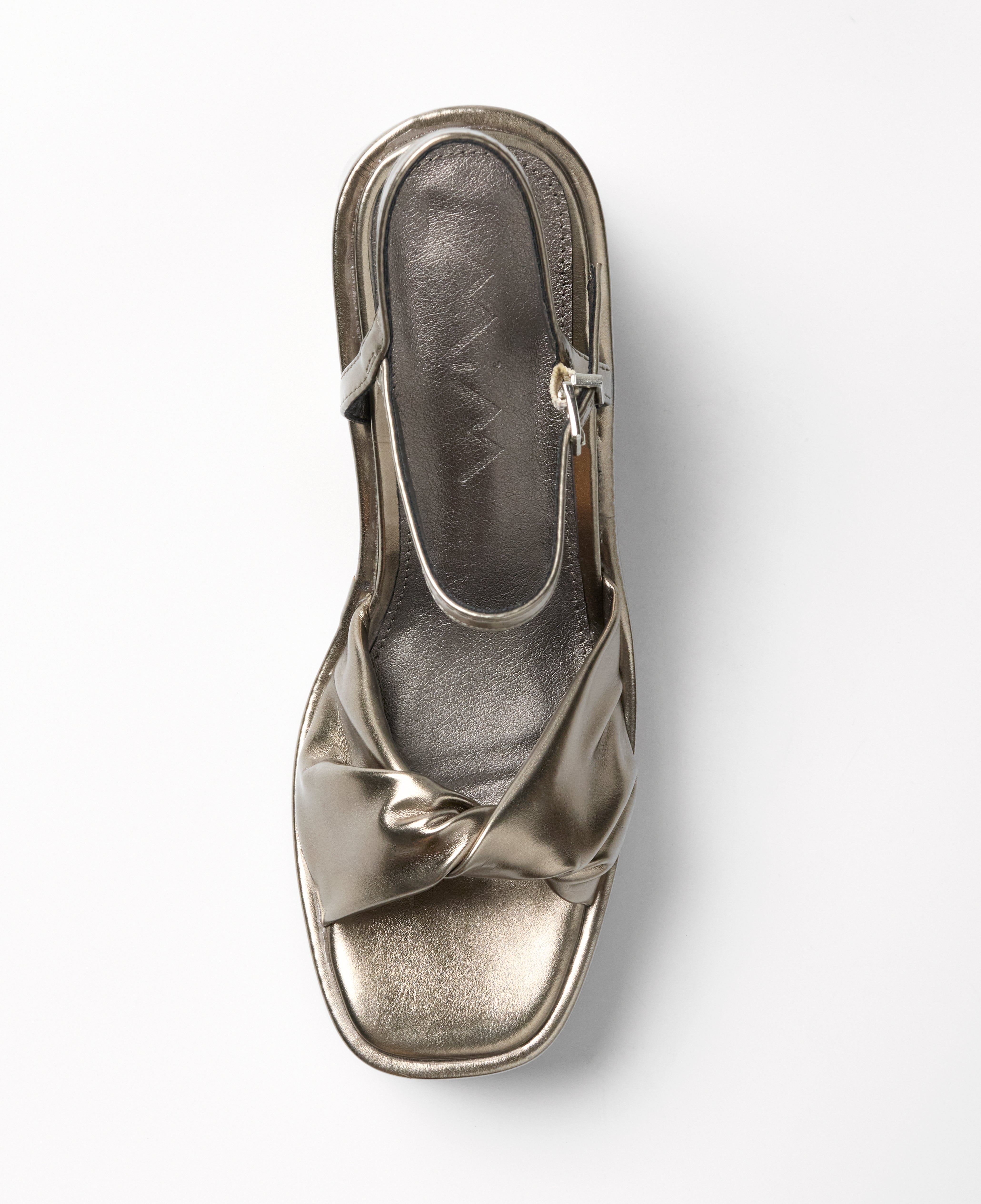 Mim shoes Sandalia de tacón TODIE METALIZADO