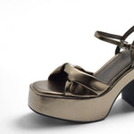 Mim shoes Sandalia de tacón TODIE METALIZADO