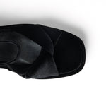Mim shoes Sandalia de tacón TODIE NEGRO VELVET