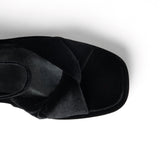 Mim shoes Sandalia de tacón TODIE NEGRO VELVET