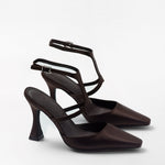 Mim shoes Tacón cerrado DANIELLE CHOCOLATE SATIN