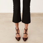 Mim shoes Tacón cerrado DANIELLE CHOCOLATE SATIN