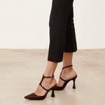 Mim shoes Tacón cerrado DANIELLE CHOCOLATE SATIN