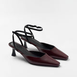 Mim shoes Tacón cerrado KOKO BURDEOS