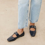 Mim shoes Zapato plano DOVI AZUL MARINO