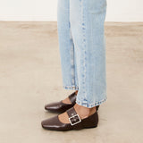 Mim shoes Zapato plano DOVI CHOCOLATE