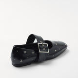 Mim shoes Zapato plano DOVI NEGRO TACHAS