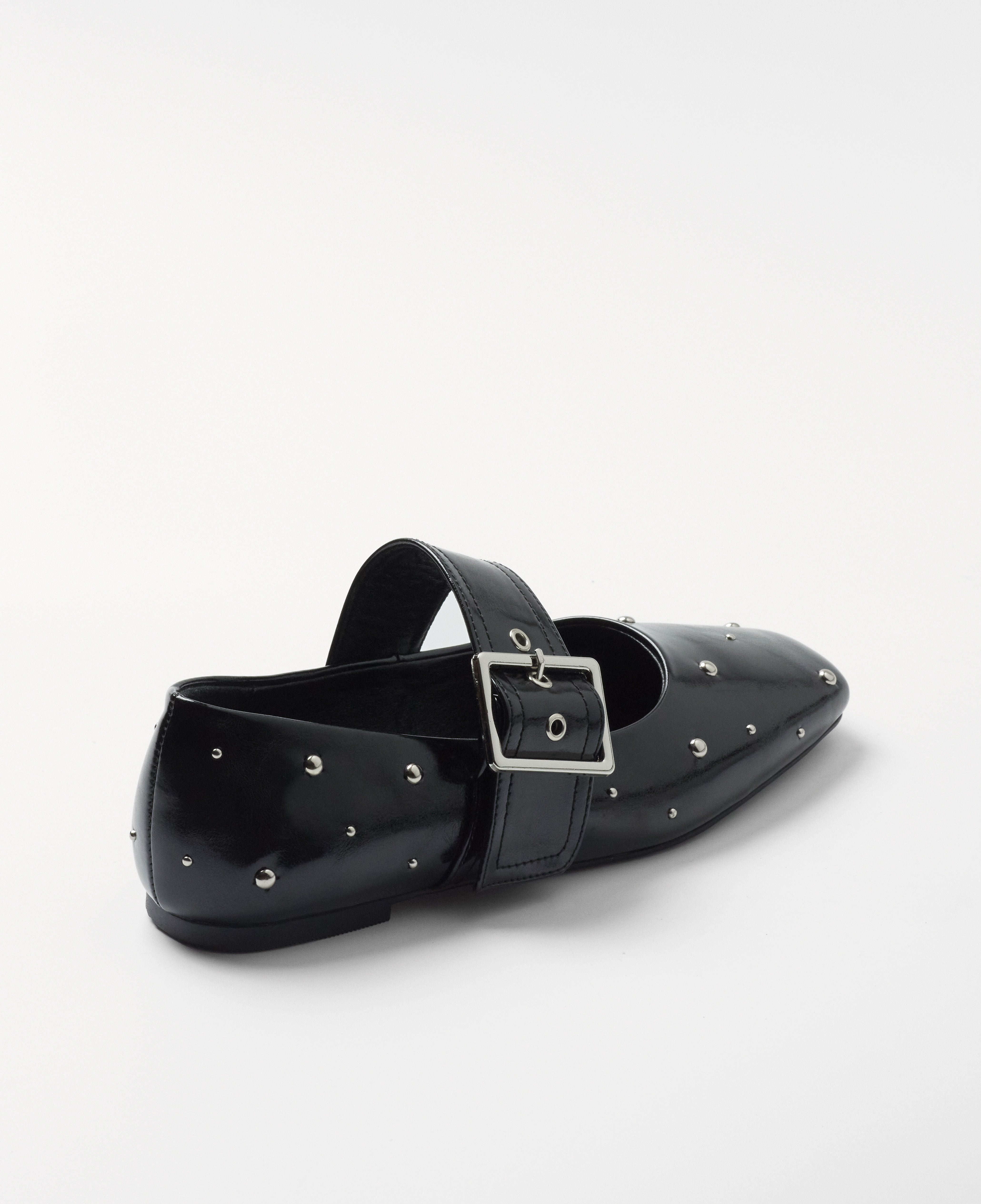 Mim shoes Zapato plano DOVI NEGRO TACHAS