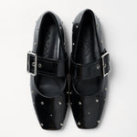 Mim shoes Zapato plano DOVI NEGRO TACHAS