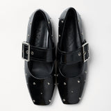 Mim shoes Zapato plano DOVI NEGRO TACHAS